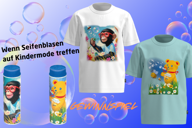 Wenn Seifenblasen auf Kindermode treffen: Die exklusive PUSTEFIX & trigema Kollektion – Gewinnspiel