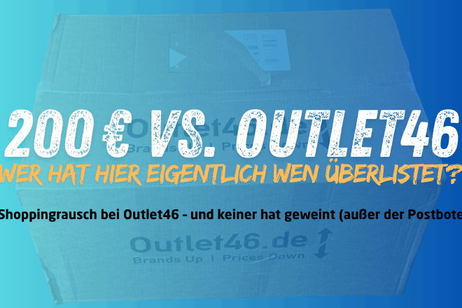 🛍️ Outlet46 – Wie ich für 200 € beinahe eine neue Familie eingekleidet habe (und nebenbei einen halben Yoga-Kurs startete)