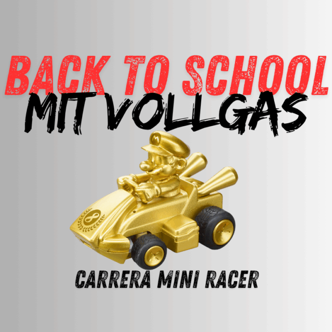 Back to School mit Vollgas – die Carrera Mini-Racer im daddyhero-Test (inkl. Gewinnspiel!)