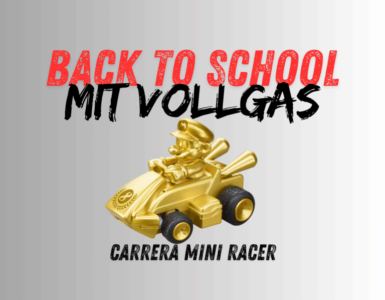 Back to School mit Vollgas – die Carrera Mini-Racer im daddyhero-Test (inkl. Gewinnspiel!)