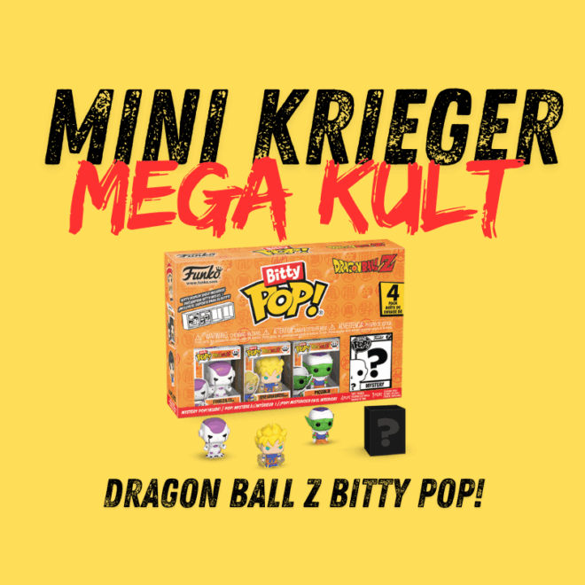 Mini-Kriger, Mega-Kult: Die DRAGON BALL Z Bitty Pop! im daddyhero-Check
