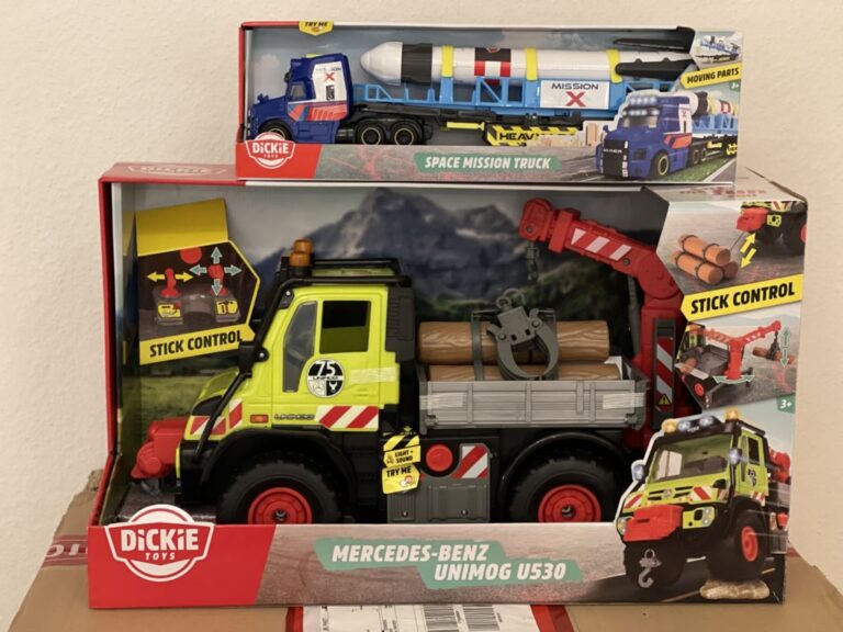 Mercedes Unimog & Space Mission Trucks von Dickie Toys im Test