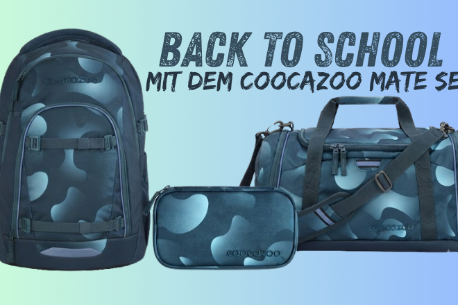 🎒 Back to School 2026: Der coocazoo MATE Aqua Flow – ein Schulrucksack, der mitdenkt und richtig gut aussieht!