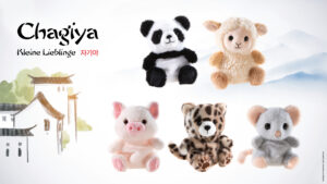 Back to School: Kleine Kuschelfreunde (Chagyia) für große Schulabenteuer 🐭🐑🦁🐷🐼